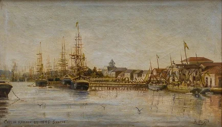 Quai du marché en 1885